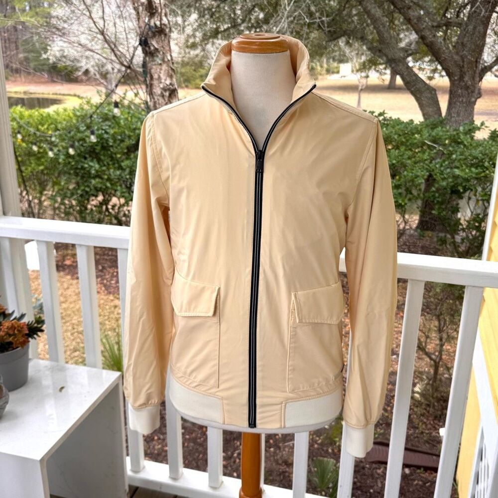 Scotch & Soda Specially Made Bomber Style Jacket.  Yellow. Medium.